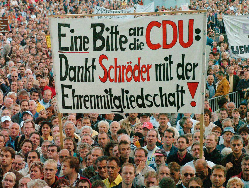 Eine Bitte an die CDU: Dankt Schrder mit der Ehrenmitgliedschaft!