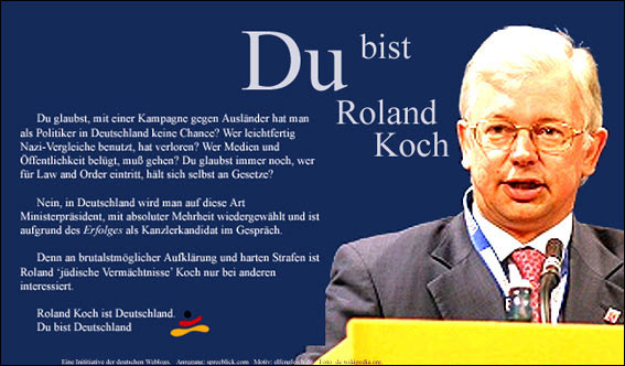 du bist roland koch