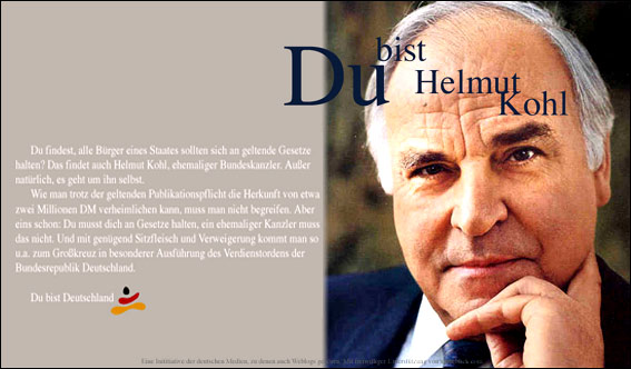 du bist helmut kohl