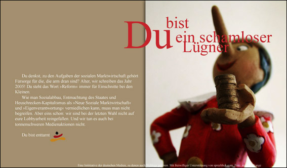 du bist ein schamloser lügner