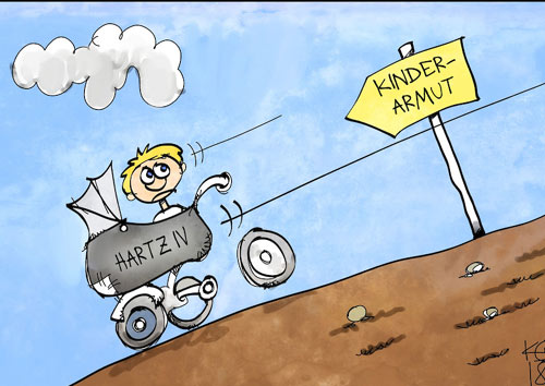 Kostas Koufogiorgos: Kinderarmut 