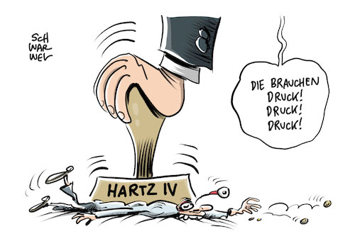 Schwarwel: Hartz IV Sanktionen